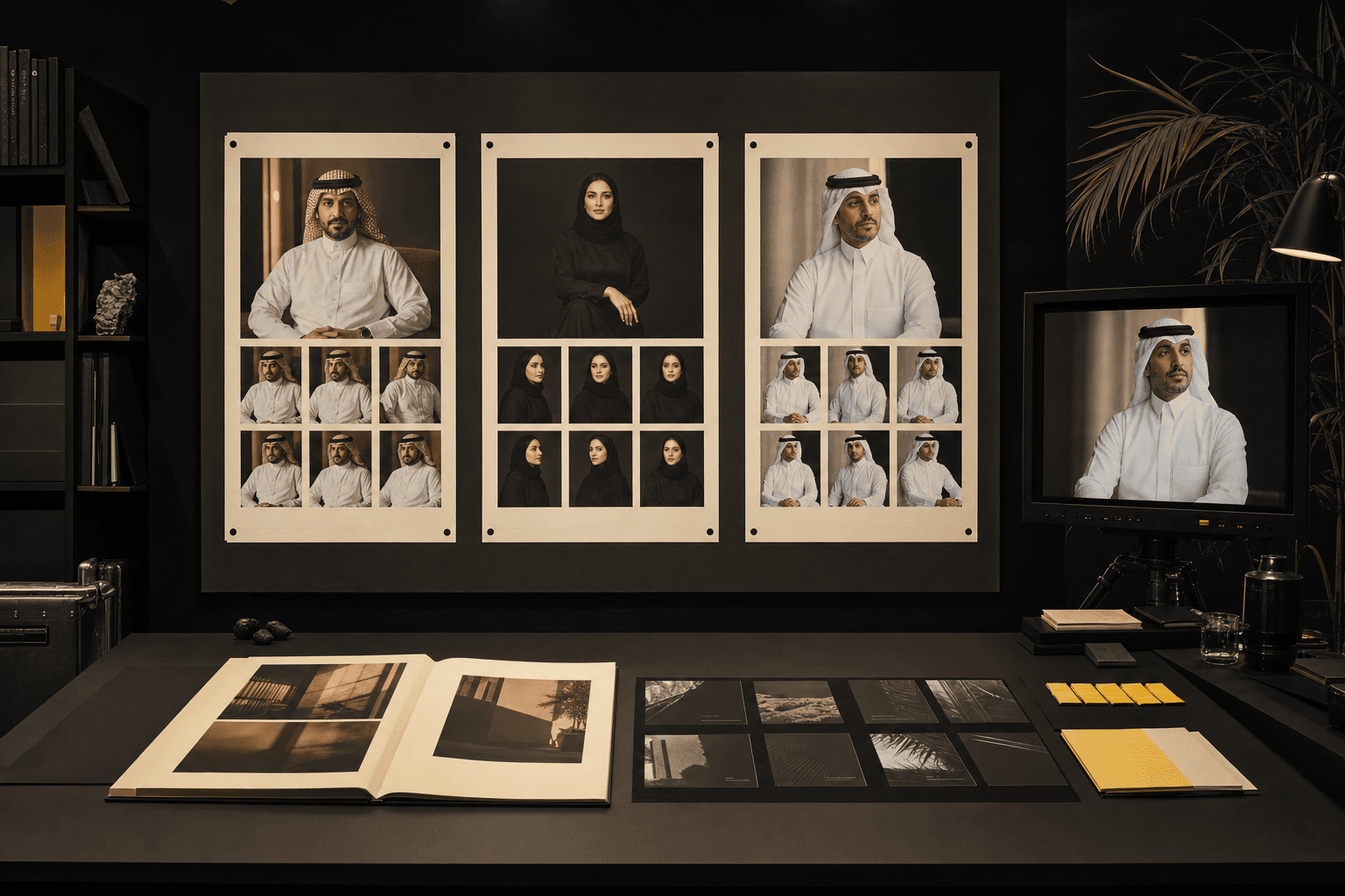 لوحات صور ومواد مراجعة تنسّق محتوى عدة قيادات داخل العلامة